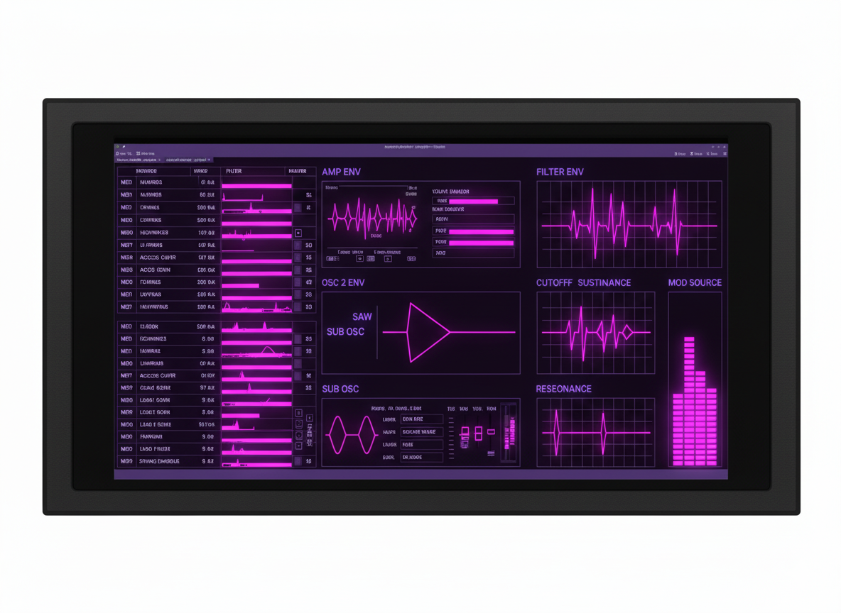 Intuition Subsynth real-time monitor running on Raspberry Pi